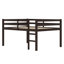 Lit mezzanine en bois avec échelle-1450561988