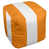 Orange / blanc / orange