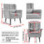 Chaise d'appoint moderne