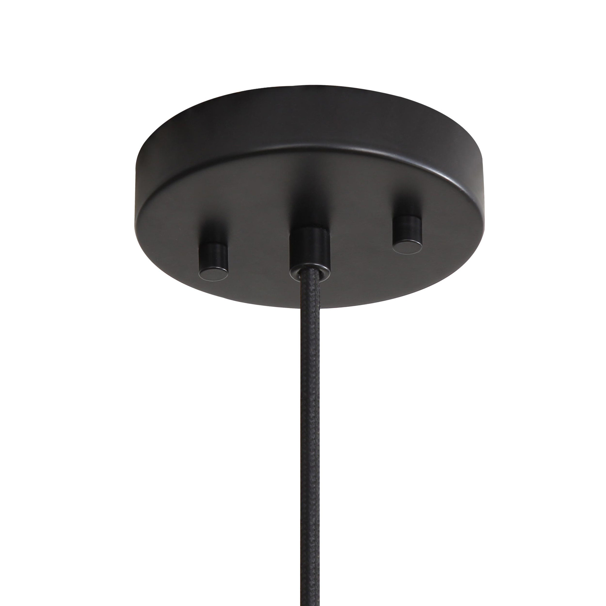 Hanrahan 3 Light Pendant in Light Walnut, Brown
