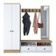 Portemanteau avec banc et rangement pour chaussures-123075051