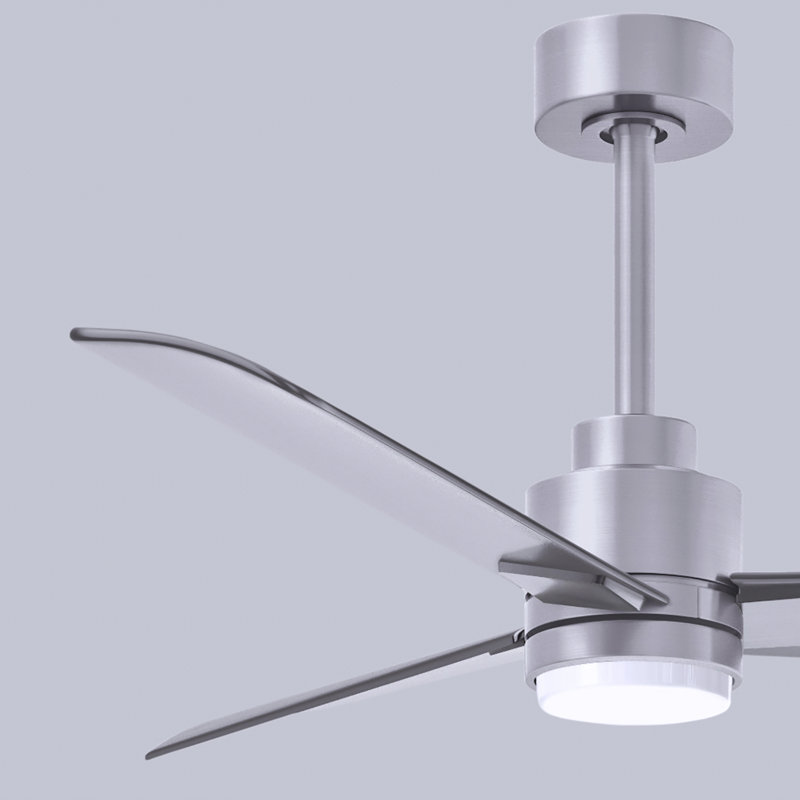 Ventilateur de plafond Alessandra, Nickel brossé, Nickel brossé, 42"