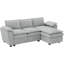 Canapé modulaire rembourré en L avec méridienne-741010008