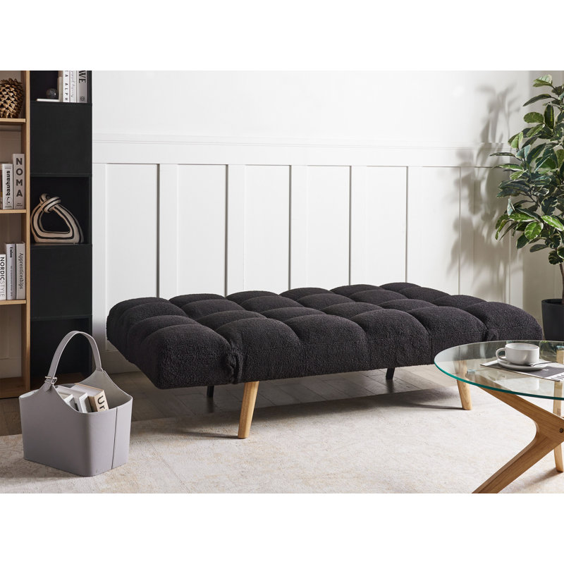 Sofa Bed INGARO Boucle, Black