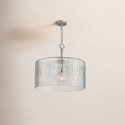 Morrone Glass Semi Flush Mount