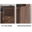 Armoire d'appoint zen en bois massif