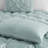 7 Piece Tufted Comforter Set Seafoam