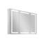 Pouyan 30"H Recessed or Surface Mount Framed  LED Medicine Cabinet with Adjustable Shelves-311190185