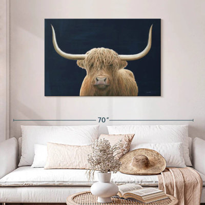 Vache Brampt Highland bleu marine