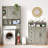 Farmhouse Storage Cabinet With 2 Doors And 4 Drawers-1581852960