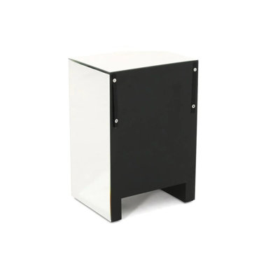 Gold Mirror Nightstand 