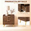 50 cm W Particle Board Bedside Table