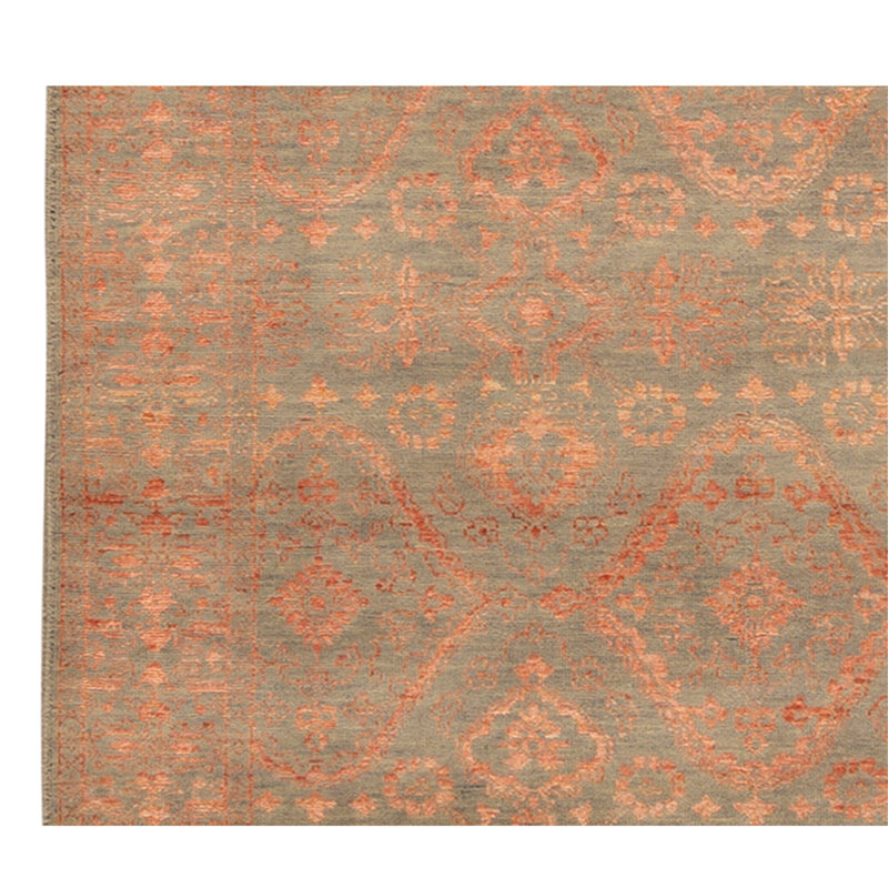 Tapis rectangulaire noué à la main