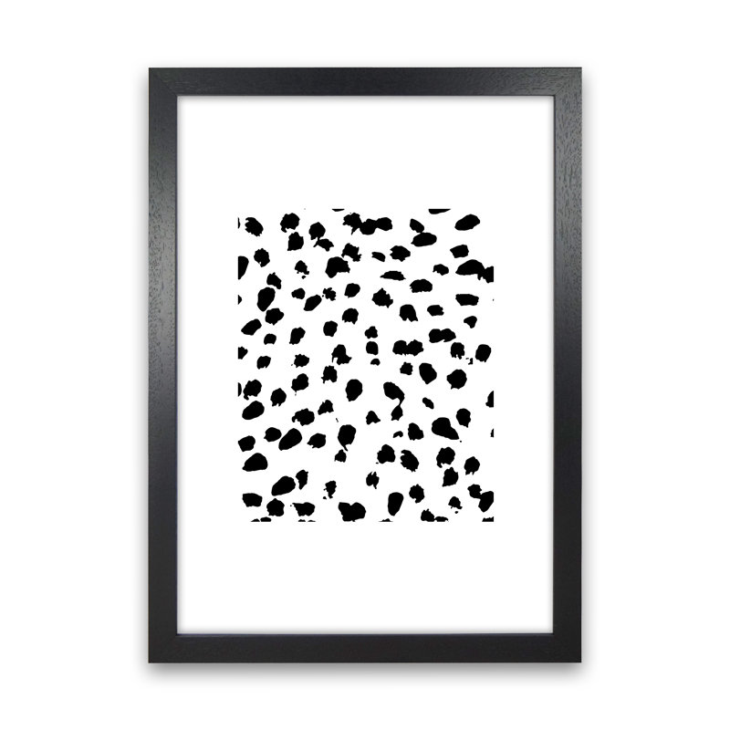 Dalmatian - Print, Black Frame, 88cm H x 64cm W x 3cm D