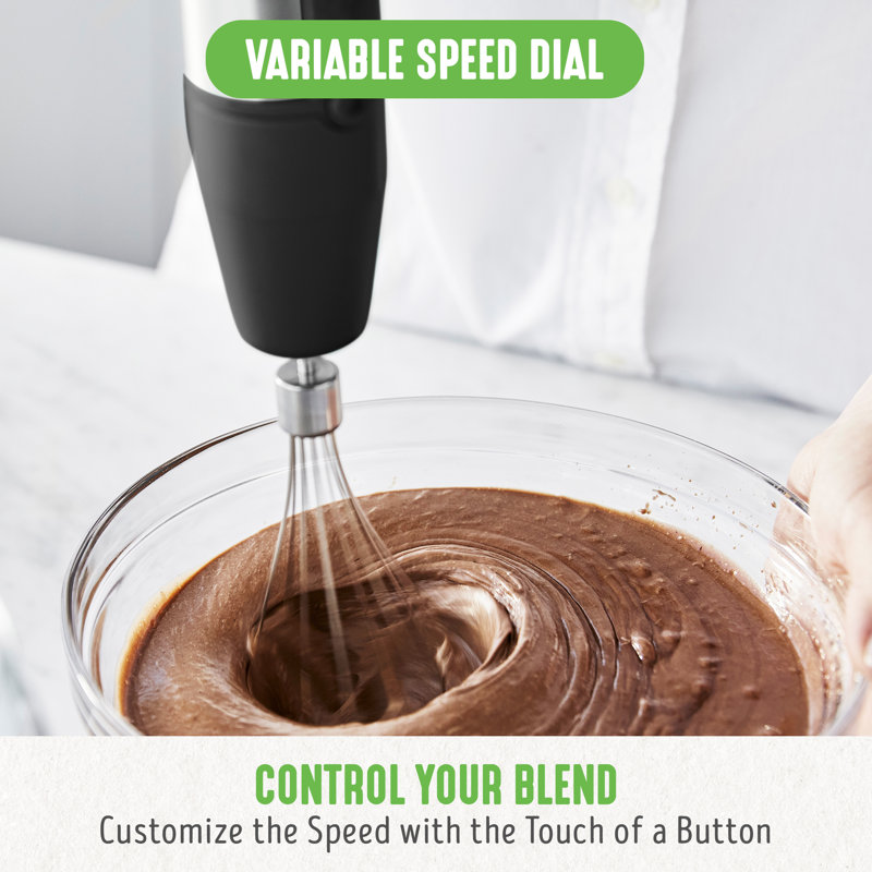 Greenlife Variable Speed Hand Blender, Black