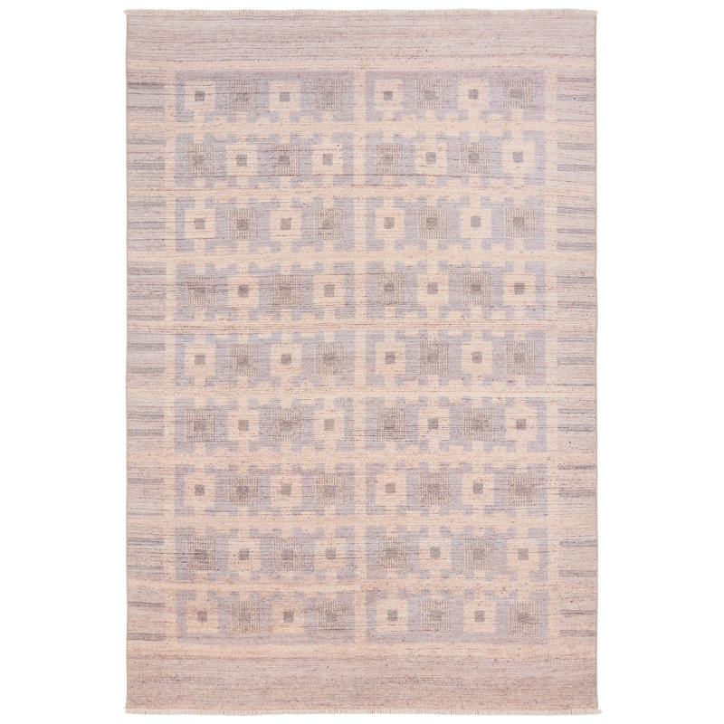 Vibe by Bungalow Rose Vala Powerloomed Geometric Area Rug, Rectangle 7'6" x 9'6"