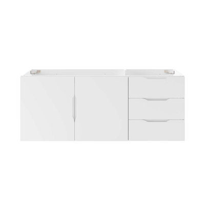 Base de meuble-lavabo simple mural 48 po Modway seulement