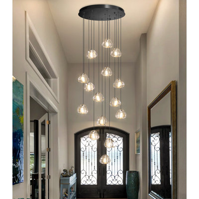 15-light Dimmable Crystal Chandelier 