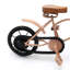 Piédestal de bicyclette décoratif en métal - Élégance rétro fabriquée à la main - Parfait pour la maison et le bureau (rose) - 10,5 po x 4,5 po x 7 po