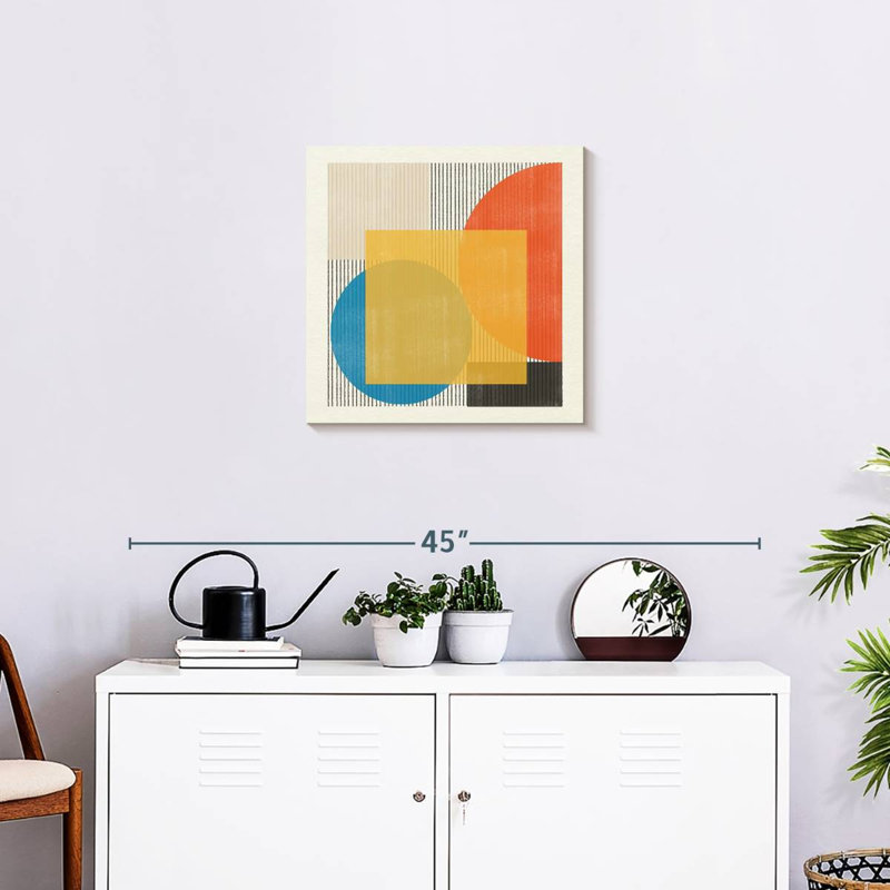 Objet moderne Mid-Century n ° 2, H 20 po x l 20 po