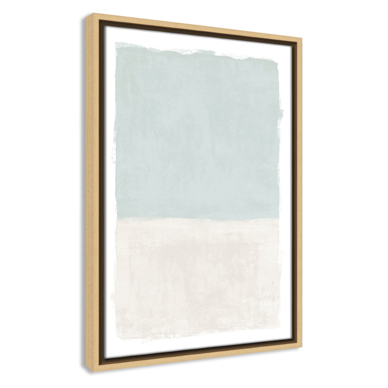 Ocean Tides I Print by Natalie Carpentieri, 13.5'' W x 19.5'' H, Natural Floater