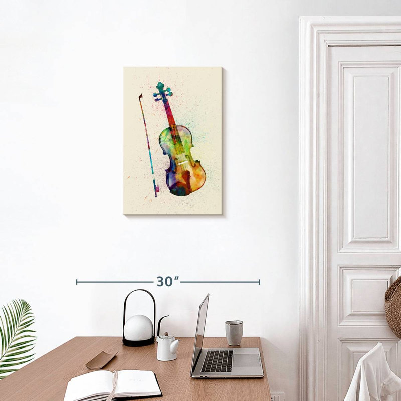 Abarca Violin Abstract I, 24" H x 16" W
