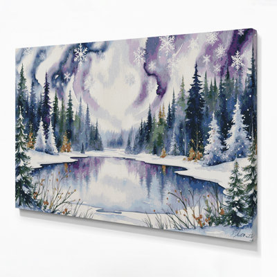 Art mural sur toile de Noël