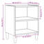 Leitha 40cm W Manufactured Wood Bedside Table-1860864536
