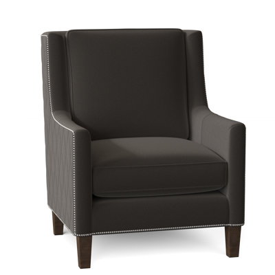 Almada 30" Wide Top Grain Leather Down Cushion Club Chair