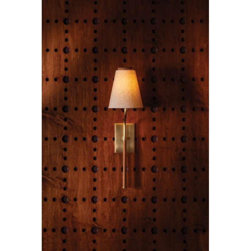 Sullivan Wall Sconce in Aged Brass by Cortney Bishop