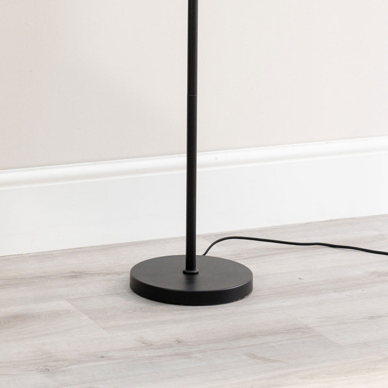 Randalia 145cm Traditional Floor Lamp, Forest, Black