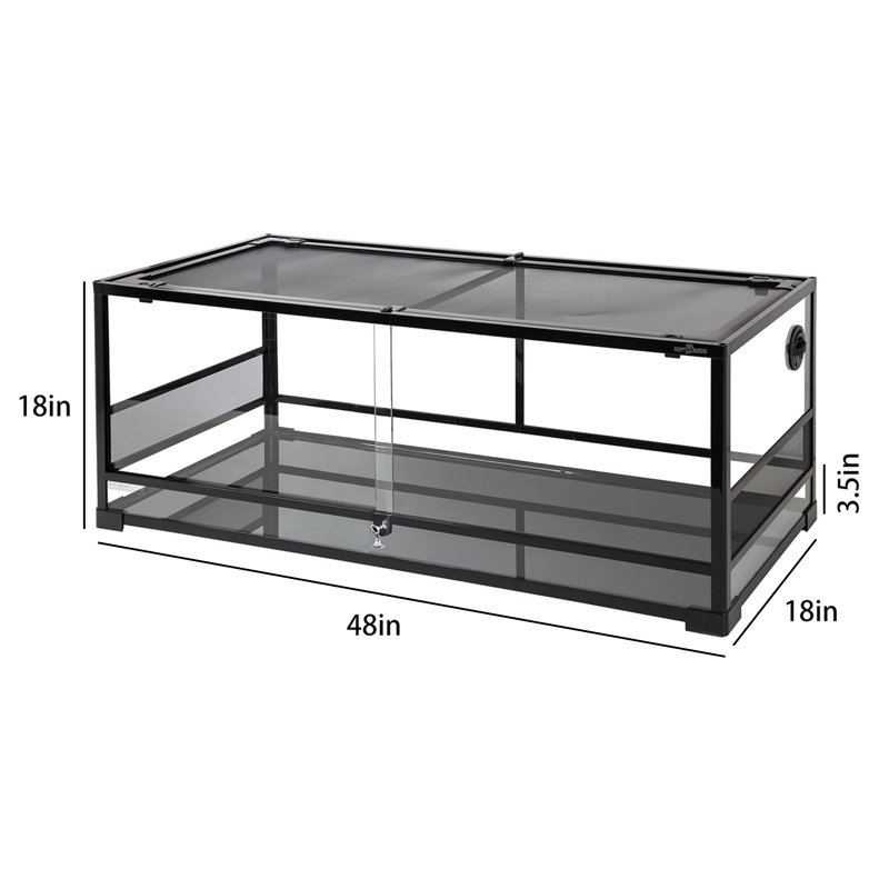 48'' x 18'' x 18'' Reptile Terrarium