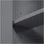 Meuble-lavabo moderne de 36 po avec lavabo en céramique, porte à fermeture en douceur, tablette réglable et 3 tiroirs.-442707286