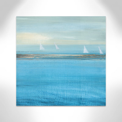 «Waiting On The Wind II», peinture sur toile sans cadre