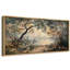 Paysage de forêt, art mural de salon rustique, impression numérique sur toile, art numérique-111653455-111653453