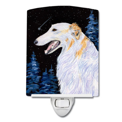 Borzoi Ceramic Night Light