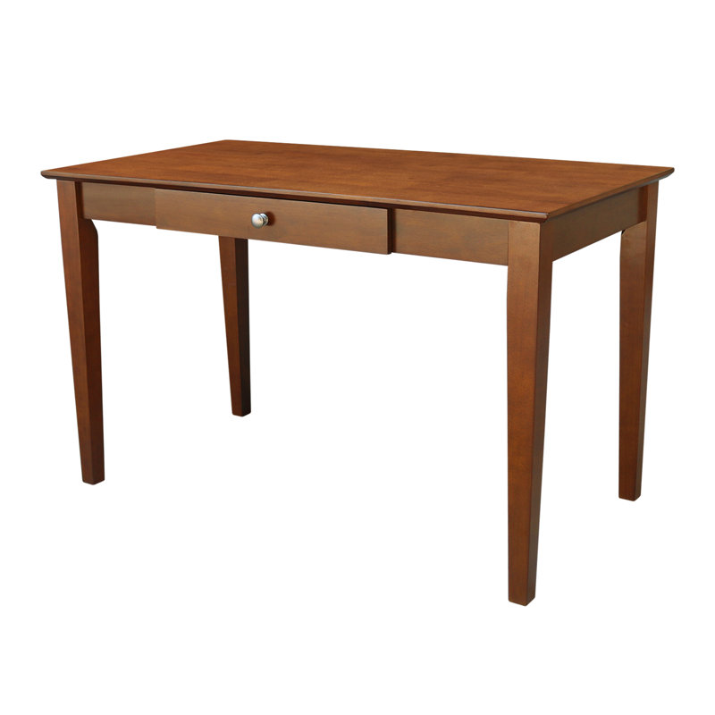 Leadington Solid Wood Writing Desk, 30" H x 48" W x 26" D, Expresso