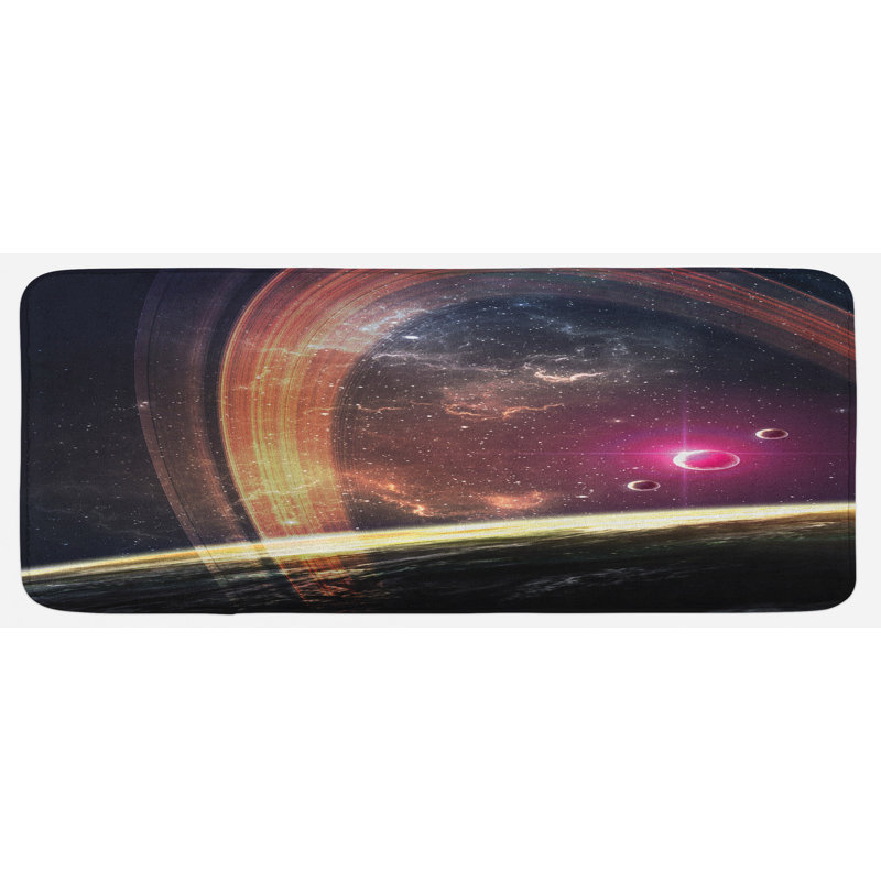 Tapis de cuisine galaxy