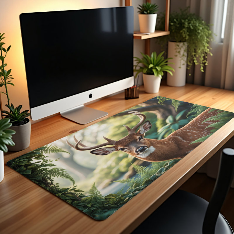 Polyester Desk Pad, 31.5x15.5