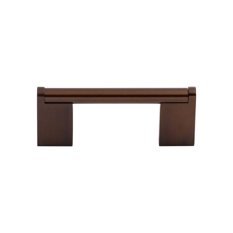 Princetonian Bar Pull, Oiled Rubbed Bronze, 3" Center to Center