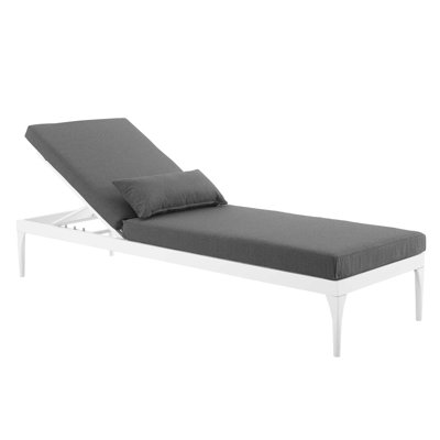 Modway Perspective Cushion Outdoor Patio Chaise Lounge Chair by Modway