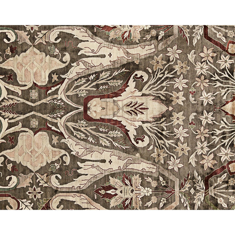 One-of-a-Kind 9'10" x 14'0" Hand Knotted Area Rug