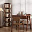 Bibliothèque rotative en bois massif noyer-118769610-118769611
