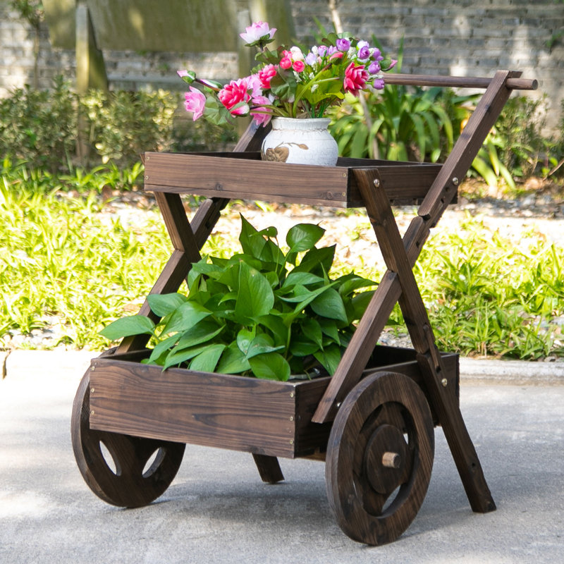 Pot à fleurs en bois Bueche