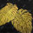 Gold Monstera Print On Canvas