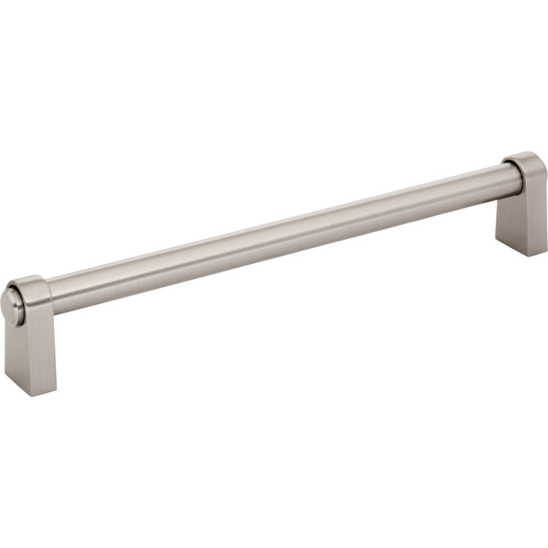 Lawrence Bar Pull, Brushed Satin Nickel, 7 9/16" Center To Center