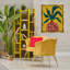  «Spider Plant on Yellow», art mural sur toile flottante par Regina Moore-775437093-775437148