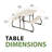 Rectangular Metal Folding Outdoor Picnic Table , 35.5'' in. W 32.5'' in. D-7065473