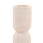 Vidal 10" Tall Palimanan Stone Candle Holder, Natural