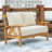 Cotesfield 54.25'' Wide Teak Loveseat with Cushions-1662435008